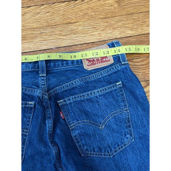 Levi's Women's Straight Leg Jeans - Dark Blue - Picture 9 of 9